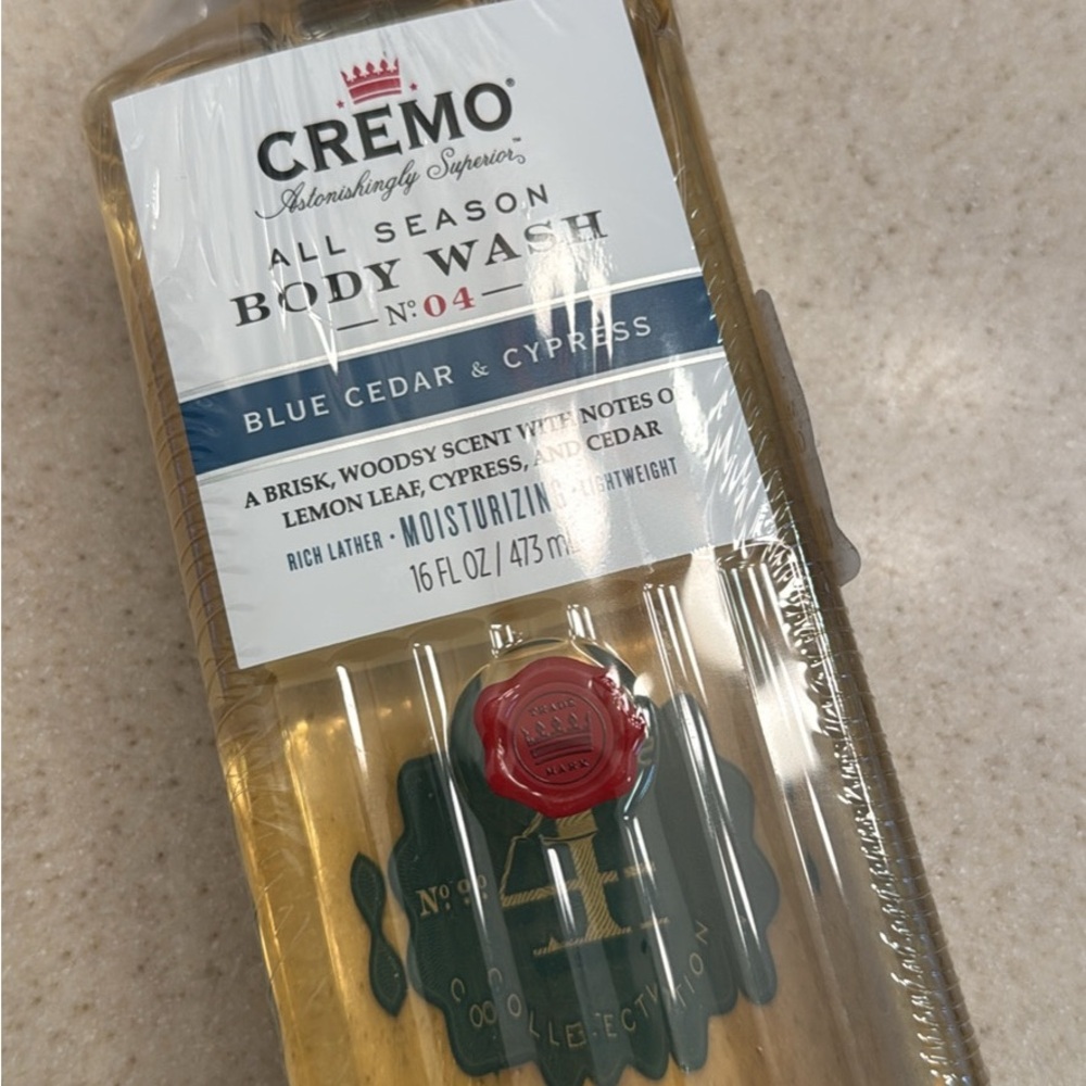 Cremo Blue Cedar & Cypress Body Wash